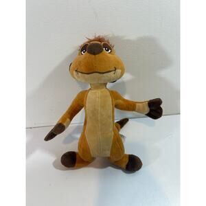 The Disney Store Timon Stuffed Animal Plush Toy - The Lion King Meerkat